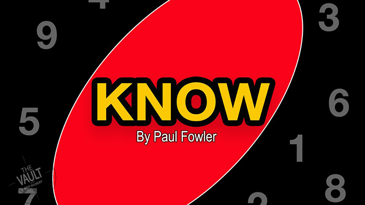 Paul Fowler - The Vault - Know