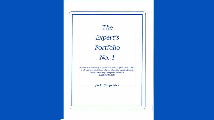 Jack Carpenter eBook - Expert's Portfolio